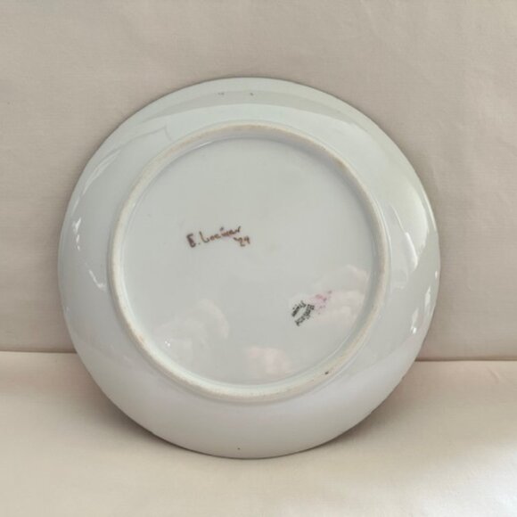 Antique Limoges Hand Painted Plate - Picture 6 of 7